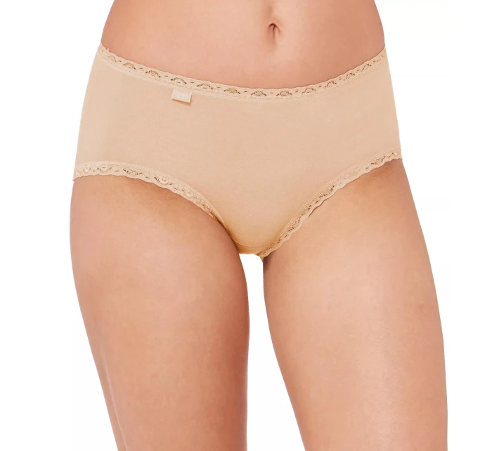 Dámské kalhotky 24/7 Cotton Lace Midi C3P - BRUSH - tělové 6239 - SLOGGI Dámské kalhotky 24/7 Cotton Lace Midi C3P - BRUSH - tělové 6239 - SLOGGI