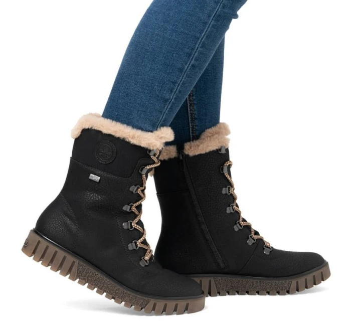 W  boty s kožešinou model 20810158 - Rieker