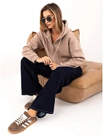 Mikina RV BL A1555.85, tmavě béžová Mikina RV BL A1555.85, tmavě béžová