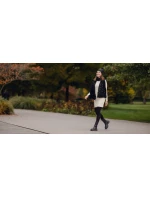 Dámský set šály a čepice Vuch Nurit Set M-Black Dámský set šály a čepice Vuch Nurit Set M-Black