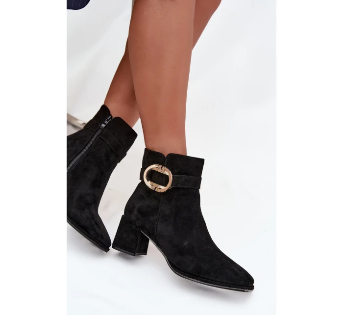 Boty na podpatku  model 222523 Step in style