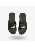 Žabky Kubota na suchý zip v khaki barvě K0000-100-005-19-1