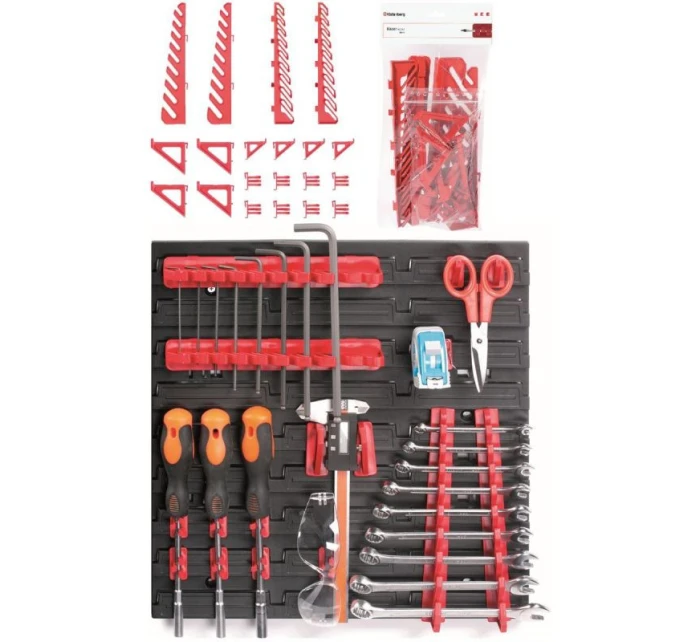 SADA DRŽÁKŮ ZÁVĚSŮ PRO DESKU PRACOVNÍHO STOLU 20KS KISTENBERG