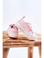 Dětské látkové tenisky se suchým zipem BIG STAR model 21594938 Růžová - Big Star Shoes Dětské látkové tenisky se suchým zipem BIG STAR model 21594938 Růžová - Big Star Shoes
