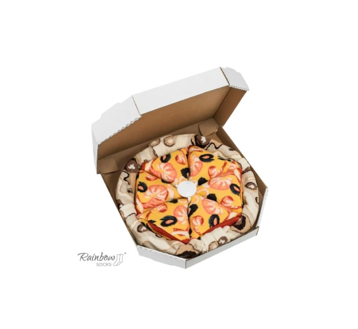 Rainbow Socks Pizza 4 páry model 21606732 - ZOOKSY/RAINBOW SOCKS Rainbow Socks Pizza 4 páry model 21606732 - ZOOKSY/RAINBOW SOCKS