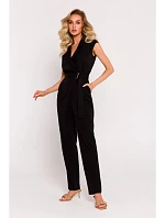 M780 Kombinéza s asymetrickým vzorem - černá