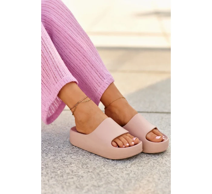 Dámské růžové pantofle Airaplea Foam Platform Dámské růžové pantofle Airaplea Foam Platform