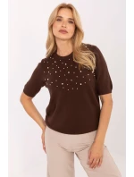 Svetr s krátkým rukávem  model 216754 Factory Price