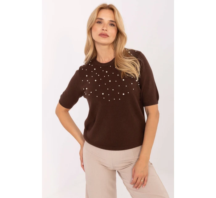 Svetr s krátkým rukávem  model 216754 Factory Price