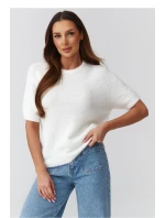 Svetr s krátkým rukávem  model 224082 Makadamia