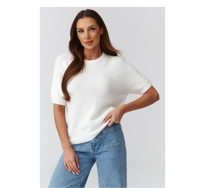 Svetr s krátkým rukávem  model 224082 Makadamia