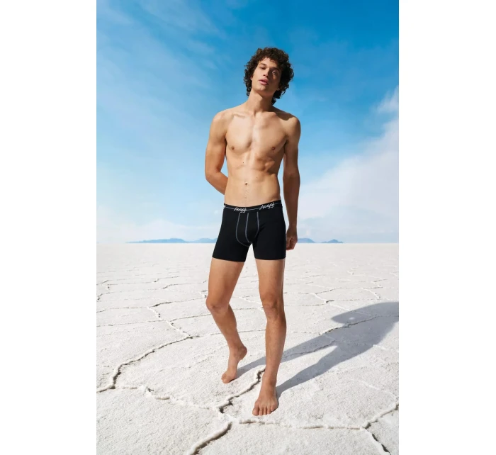 Pánské boxerky Start Short C2P box - BLACK - černá 0004 - SLOGGI