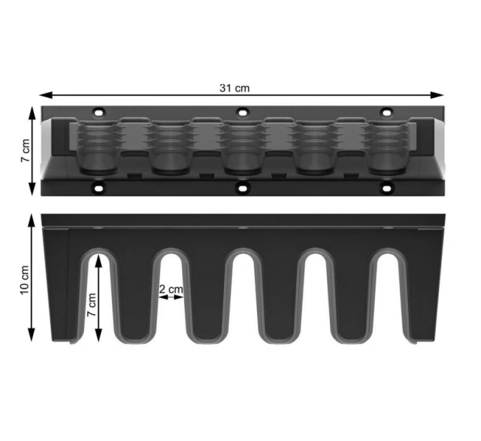 POLICOVÝ ORGANIZÉR NA NÁŘADÍ MULTIHOLDER 30 KISTENBERG