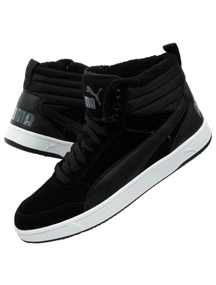 Puma – pánské boty Rebound Street, černé, nad kotníkem, zateplené Puma – pánské boty Rebound Street, černé, nad kotníkem, zateplené