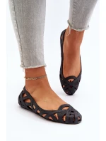 Dámské gumové baleríny černé model 21652104 - Boto Dámské gumové baleríny černé model 21652104 - Boto