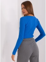 Bluzka RV BZ model 18985049 ciemny niebieski - FPrice Bluzka RV BZ model 18985049 ciemny niebieski - FPrice