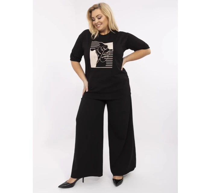 Bluzka RV BZ model 21072632 czarny - FPrice Bluzka RV BZ model 21072632 czarny - FPrice