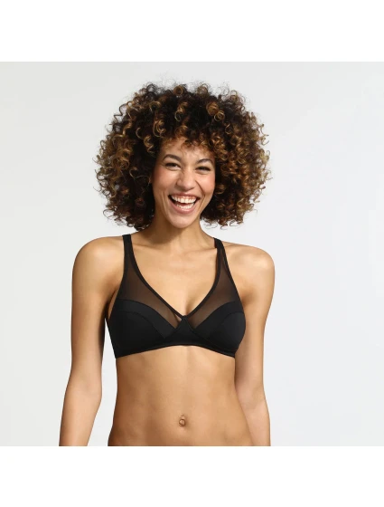 Dámská podprsenka Generous Maintien Parfait D4974 Černá - DIM Dámská podprsenka Generous Maintien Parfait D4974 Černá - DIM