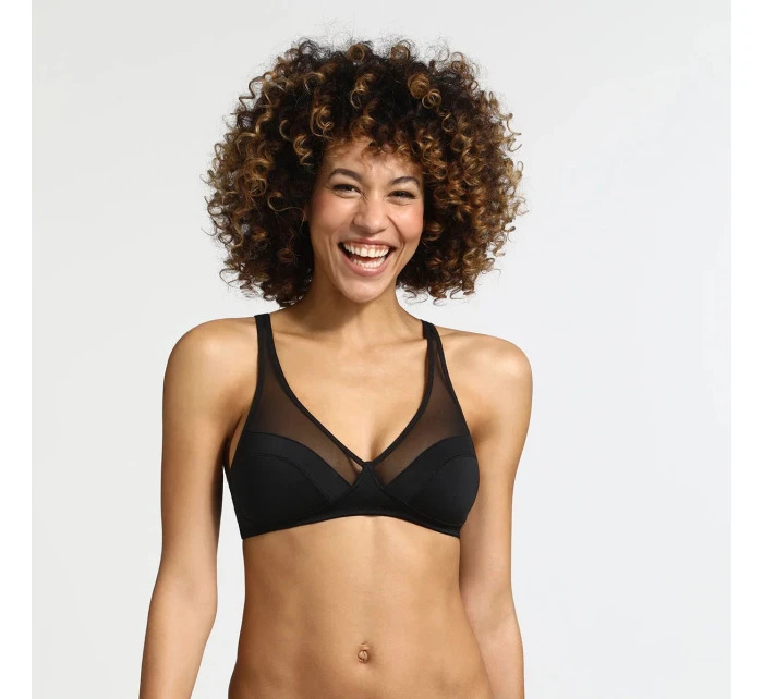 Dámská podprsenka Generous Maintien Parfait D4974 Černá - DIM Dámská podprsenka Generous Maintien Parfait D4974 Černá - DIM