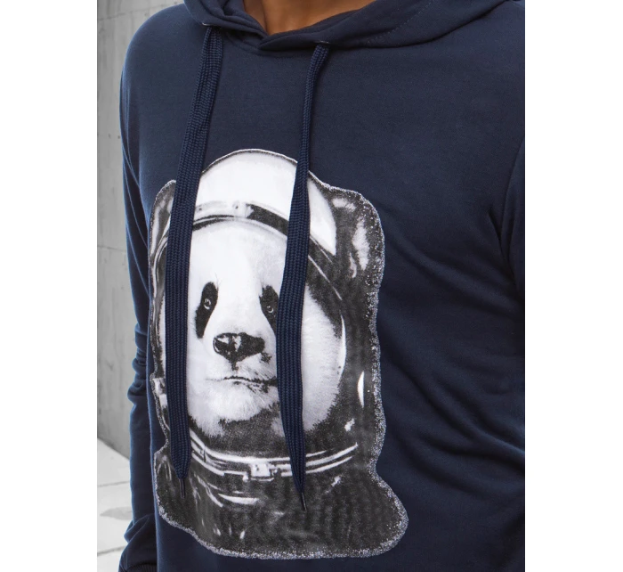 Pánská tmavě modrá mikina Dstreet BX5131