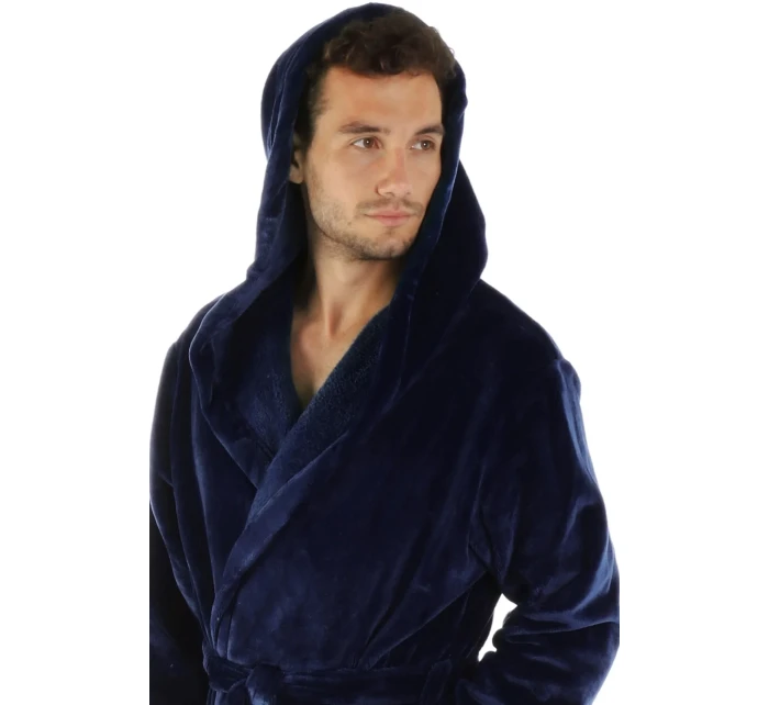 Pánský župan Siena 3156  nadměrný midnight - Vestis