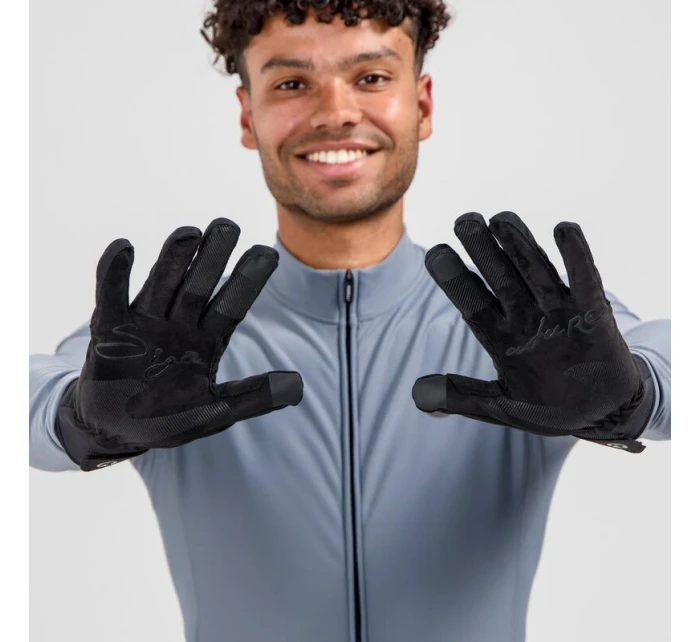 Rogelli rękawiczki zimowe SIGNATURE czarne S Rogelli rękawiczki zimowe SIGNATURE czarne S