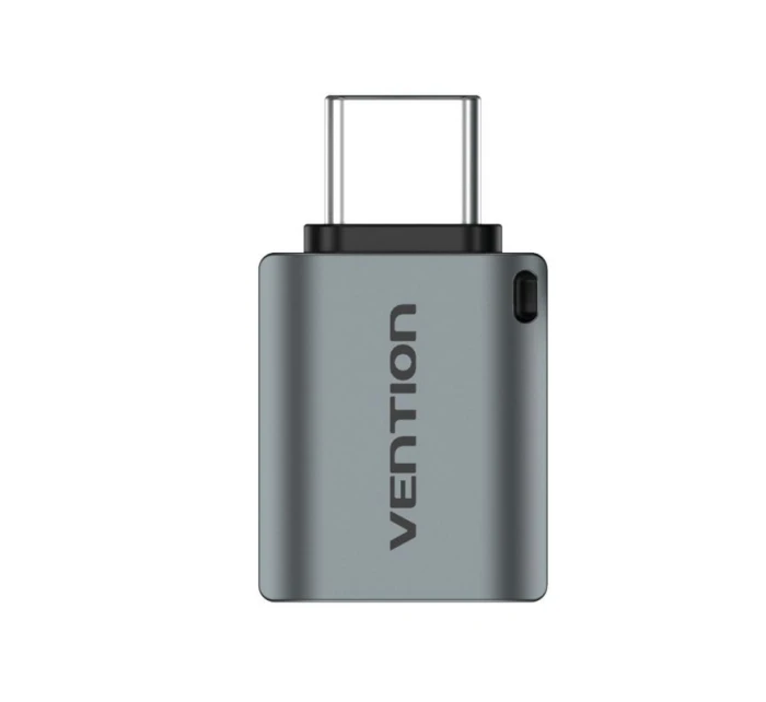 Vention USB-C na USB-A USB 3.0 OTG adaptér šedý z hliníkové slitiny