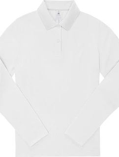 B&C My Polo 210 LSL /women Dámské těžké piqué polo s dlouhým rukávem model 22484593 white