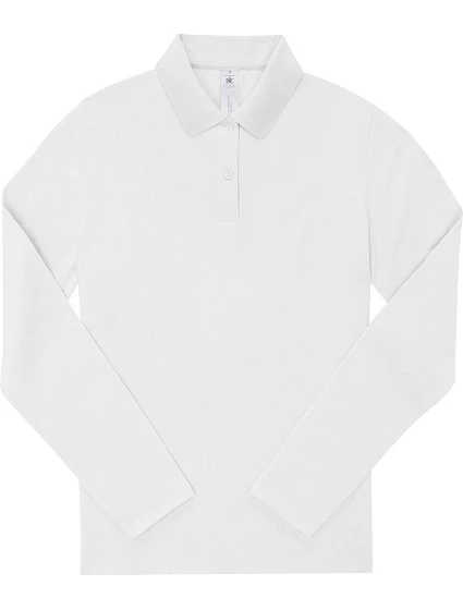 B&C My Polo 210 LSL /women Dámské těžké piqué polo s dlouhým rukávem 01.W464 white B&C My Polo 210 LSL /women Dámské těžké piqué polo s dlouhým rukávem 01.W464 white