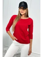 Halenka ležérní červená Halenka ležérní červená