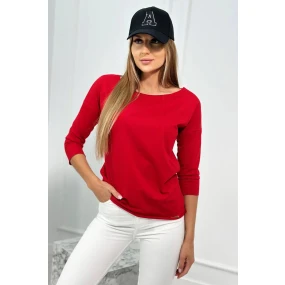 Halenka ležérní červená