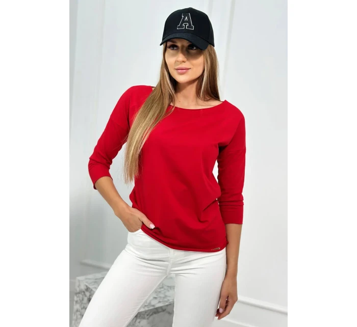 Halenka ležérní červená Halenka ležérní červená