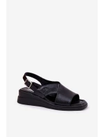Lakovane Dámské Sandály Na Klínu Z Eko Kůže Černé Quilara Lakovane Dámské Sandály Na Klínu Z Eko Kůže Černé Quilara