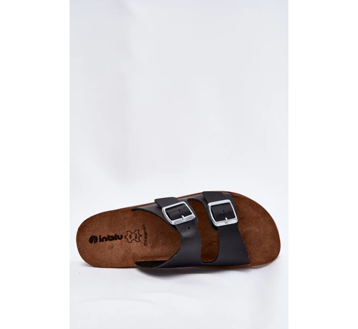 Dámské Sandały S Přezkami model 21697994 Černé - Inblu Dámské Sandały S Přezkami model 21697994 Černé - Inblu