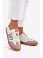 Dámské Kožené Tenisky Vinceza 79557 Bílá-Bežová Dámské Kožené Tenisky Vinceza 79557 Bílá-Bežová