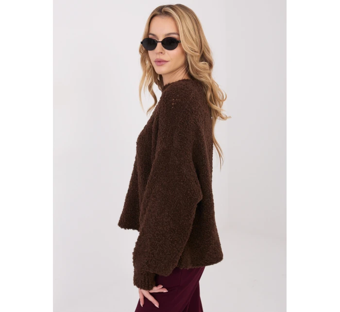 Jumper CH SW 72610.62 tmavě hnědý