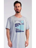 Pánská noční košile s krátkým rukávem model 19903025 - Vienetta MAN Pánská noční košile s krátkým rukávem model 19903025 - Vienetta MAN