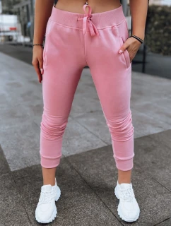 Dámské tepláky FITS růžové UY0551