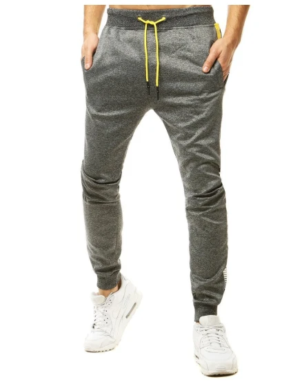 Pánské tmavě šedé tepláky FashionStreet UX2779