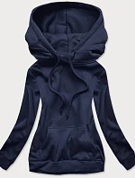 Tmavě modrá dámská tepláková mikina (W02-25)