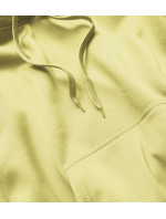 Žlutá dámská tepláková mikina (W02-33)