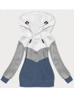 modrá hrubší dámská mikina model 20102180 - 6&8 Fashion modrá hrubší dámská mikina model 20102180 - 6&8 Fashion