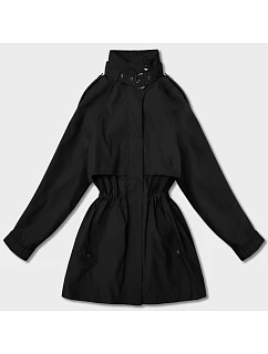 Dámská tenká bunda s větrovým límcem Goodlookin černá (P3-6302-1)