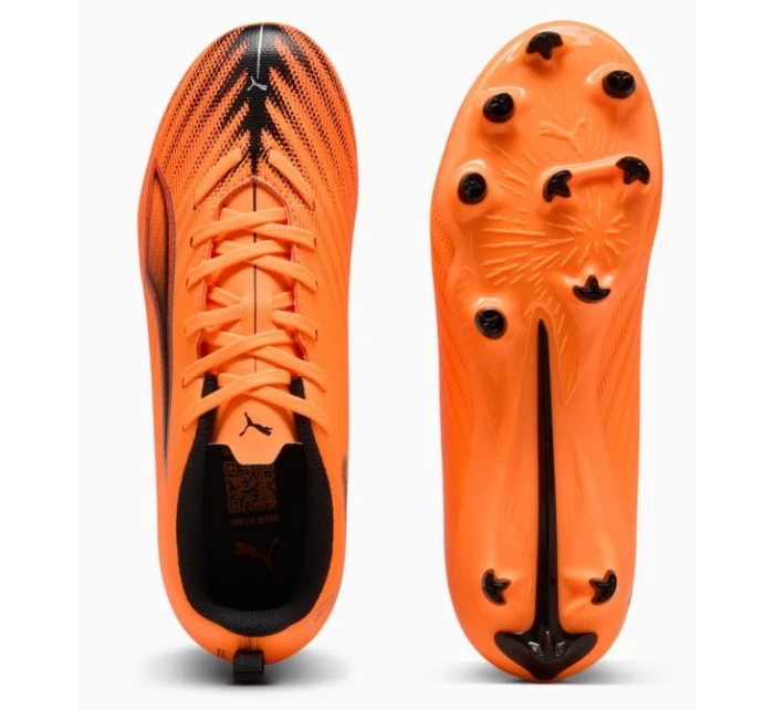 Fotbalové boty Puma Ultra 6 Play FG/AG Heat Fire Jr 108533 03