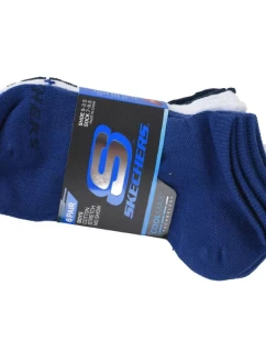 Skechers Boys 6ks Non Terry Low Cut S115057-BLU Blue 31-34