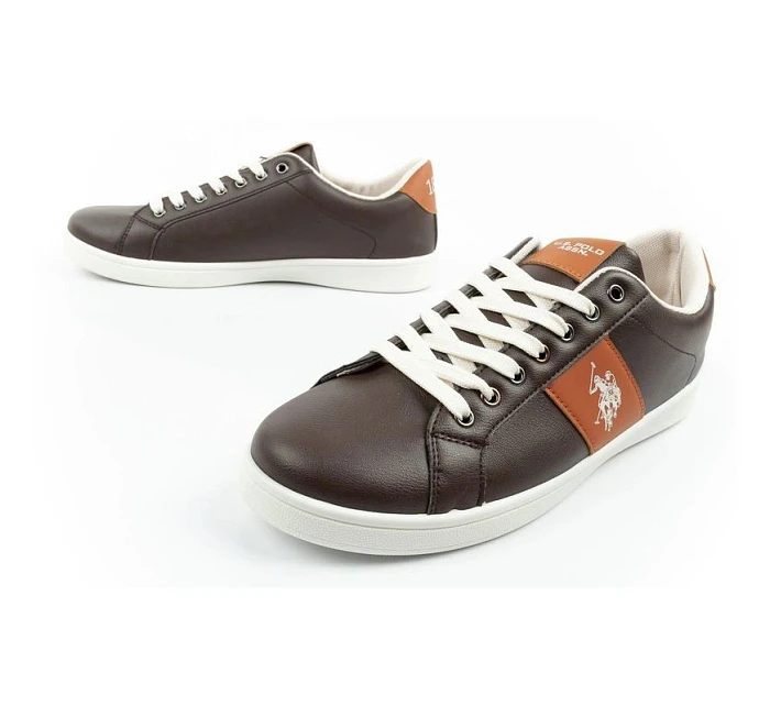 U.S. Polo model 22115595 boty tenisky pánské módní hnědé pohodlné