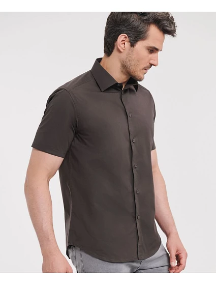 Elastická košile s krátkým rukávem 11. model 22475678 - Russell Athletic Elastická košile s krátkým rukávem 11. model 22475678 - Russell Athletic