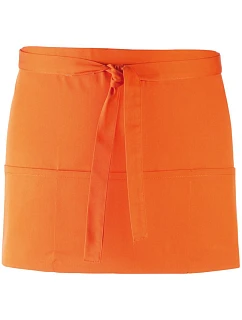 PR 155 Krátká zástěra do pasu s kapsou "Colours" model 22468543 orange - Premier