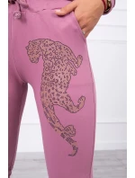 Zirkonová sada panther tmavě růžová Zirkonová sada panther tmavě růžová