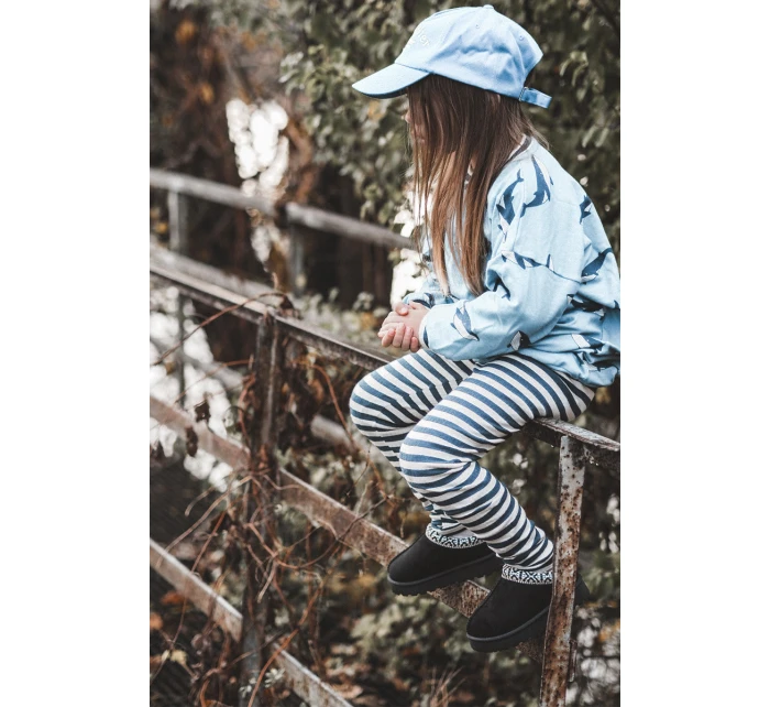 Dětské Nastavitelné Boty Oceněné Černé Olivane